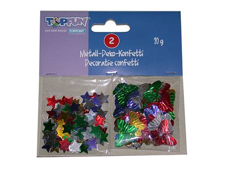 Deko-Konfetti Metall 10g/12