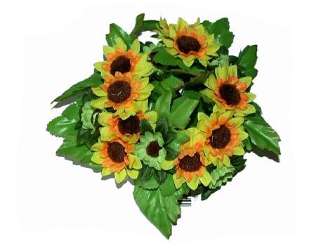 Kerzenkranz Sonnenblume 12cm/36