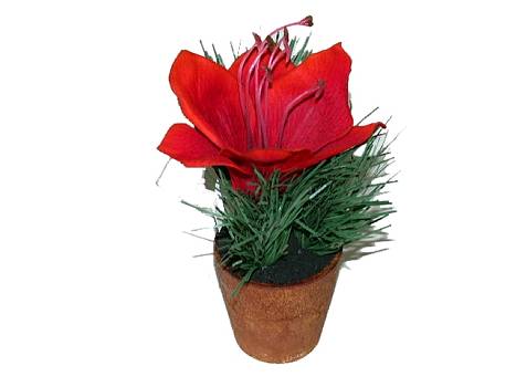 Kunstbl. Amaryllis 14cm i.Topf/48
