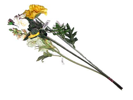 Kunstbl. Mohn/L�wenmaul/Rose sort/120