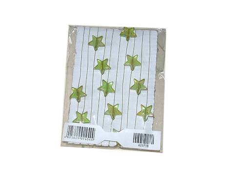 Deko-Sternengirlande gr�ngold a.Draht/36