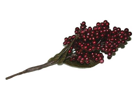 Deko-Beerenspick 23cm aubergine/48