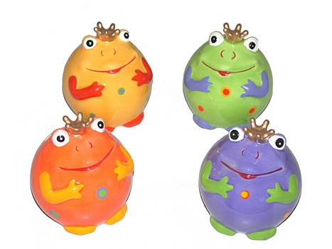 Spardose Froschk�nig 4f.sort./12