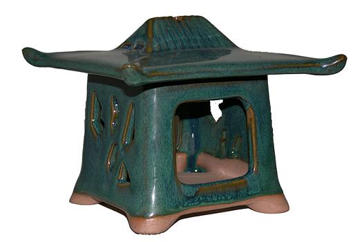 Keramik Partylicht jap.Haus 3f./24