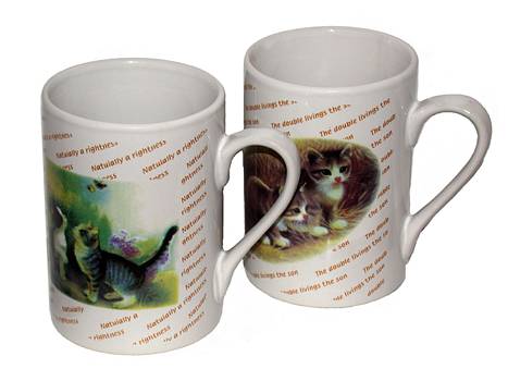 Porz.Tassen Katzenmotiv/8