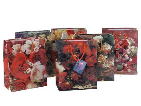 Geschenkt�te A4 Blumen sort/12