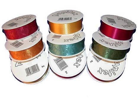 Schleifenband 3mx25mm sort./20