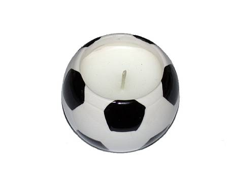 Kerze Keramik-Fu�ball/12