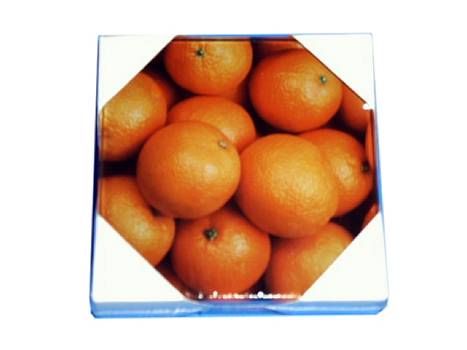 Glas Untersetzer 3er Set Fr�chte-Design