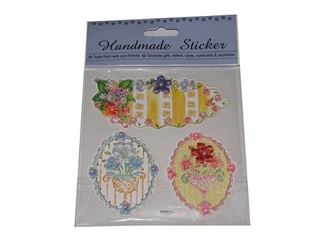 Sticker 3D Handmade sortiert/50