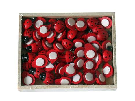 Geschenkaufkl. Marienk�fer 48Stk mini/24