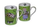 Porz.Tasse 10cm Elefant 2f./8