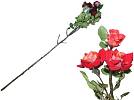 Kunstbl.Minirosen 42cm verzweigt burgund